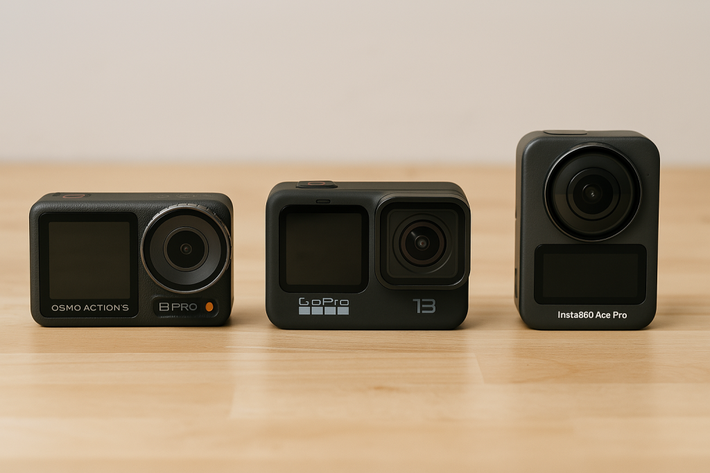 DJI Osmo Action 5 Pro vs. GoPro Hero 13 vs. Insta360 Ace Pro 2 – Which Action Camera is GOATED?